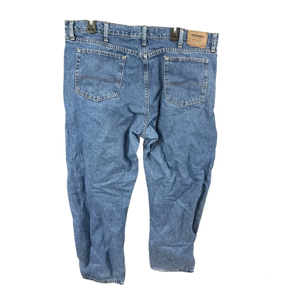 Wrangler Authentics Mens Fleece Lined Jeans Medium Wash 40x32 10ZM2FLSW Denim
